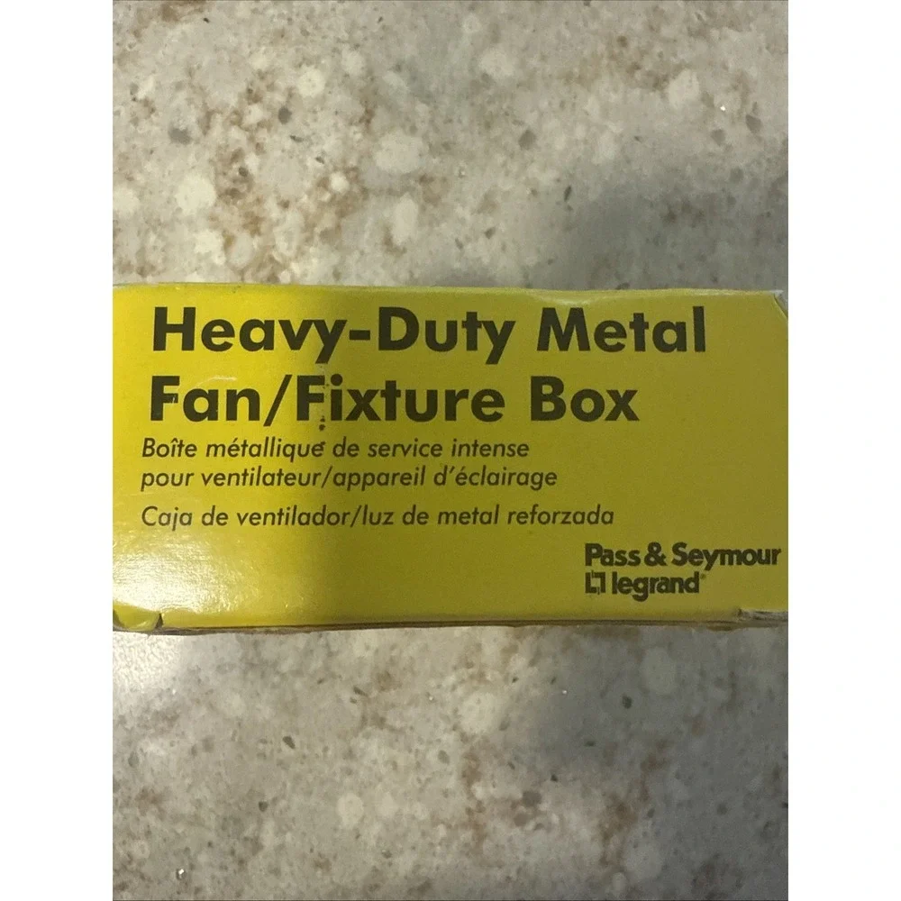 Pass & Seymour Octagon Ceiling Box Metallic‎ Steel 1-1/2